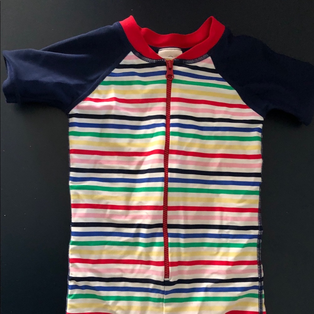 One piece rash guard swim suit